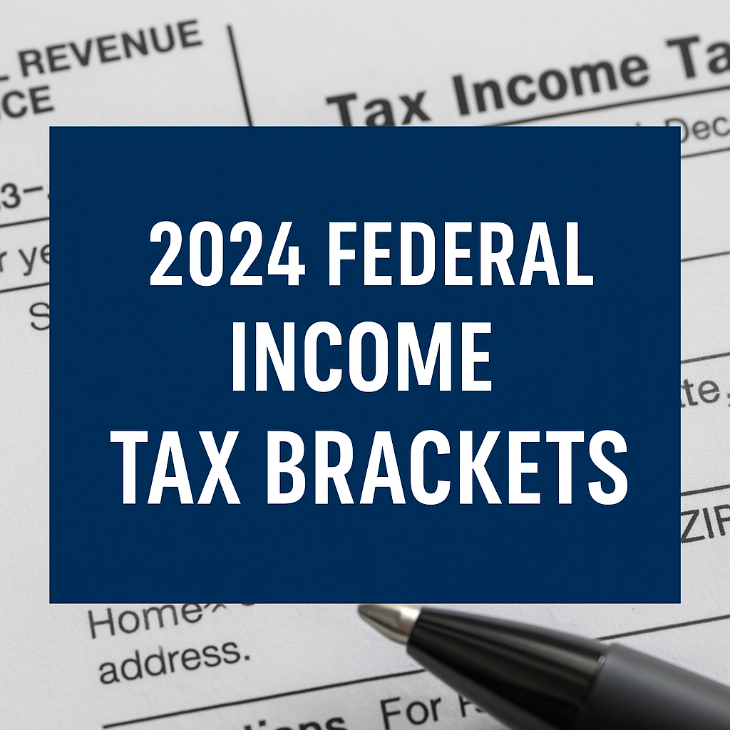 2024 Federal Income Tax Brackets
